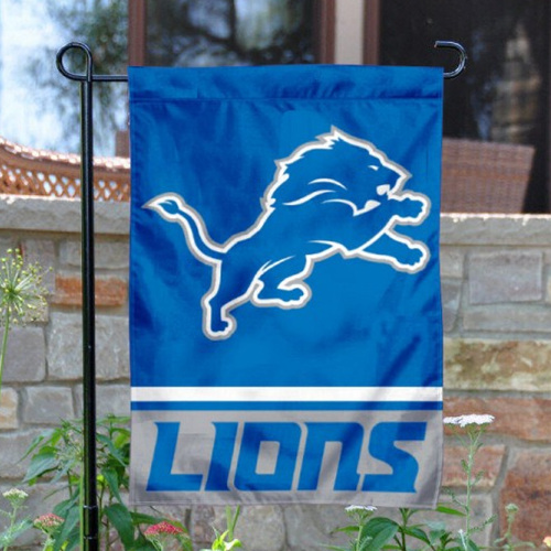 Detroit Lions Double-Sided Garden Flag 001 (Pls Check Description For Details)